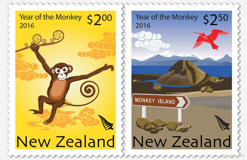 猴年生肖邮票