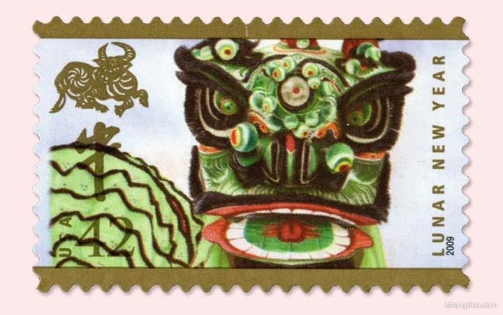 美国生肖邮票