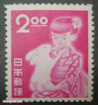 日本兔年生肖邮票