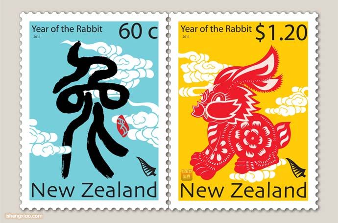 新西兰生肖邮票