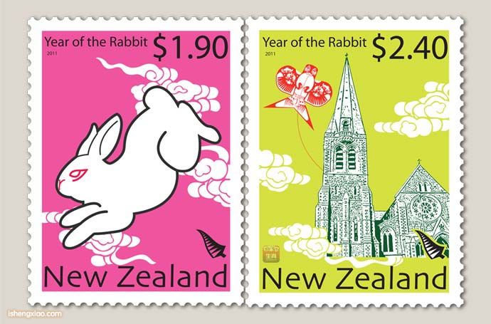新西兰生肖邮票